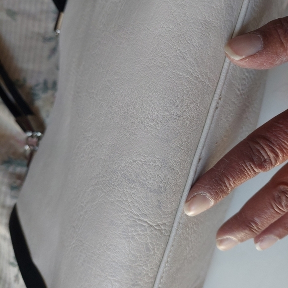 Vintage* Kate Hill Winter White Handbag/Purse - Picture 10 of 15